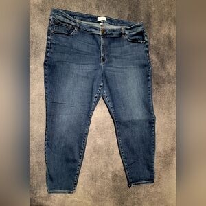 Lane Bryant Denim Signature Flex Magic Waist Stretch Skinny Blue Jeans Size 26